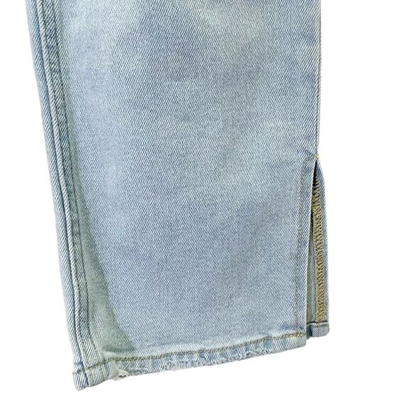 Abercrombie & Fitch Curve Love 90s Straight Ultra High Rise Light Wash Size 26 - Picture 7 of 11